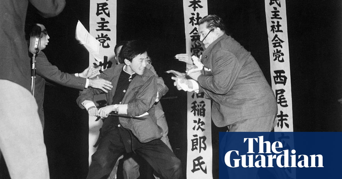 Japan Socialist Party leader assassinated at political rally - archive