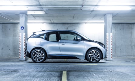 Electric cars, such as the BMW I3 pictured here, could one day be used as part of a smart energy storage network across the UK.