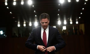James Comey said to his former FBI colleagues: ‘Thank you for standing watch. Thank you for doing so much good for this country. Do that good as long as ever you can.’