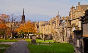 Greyfriars Kirkyard in Edinburgh, Scotland.
