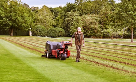 Grass testing in Oxfordshire.