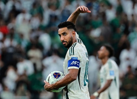 Saudi Arabia’s Salem Al-Dawsari.