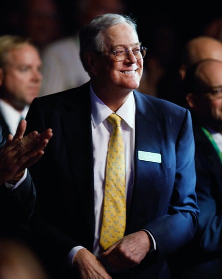 Americans for Prosperity Foundation chairman and Koch Industries Executive Vice President David H. Koch. The Koch brothers, major conservative donors, have contributed to criminal justice reform efforts.