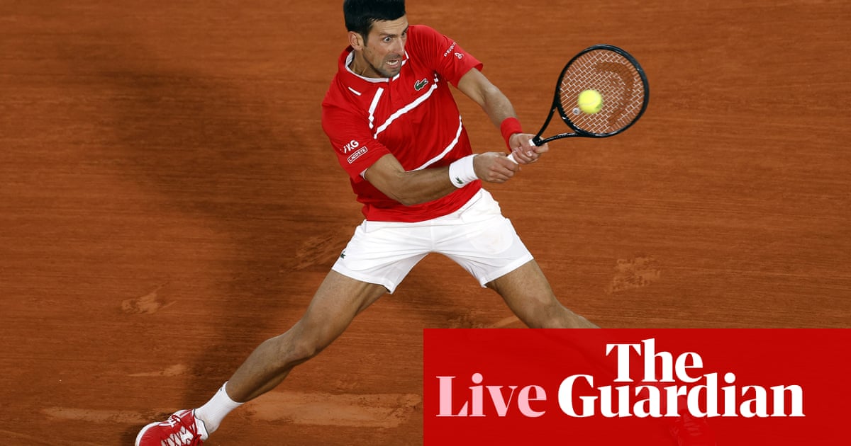 French Open semi-finals: Djokovic v Tsitsipas, Nadal crushes Schwartzman – live!