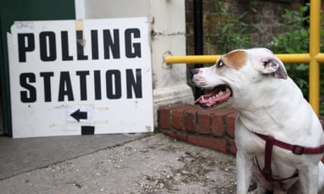 A polling station 