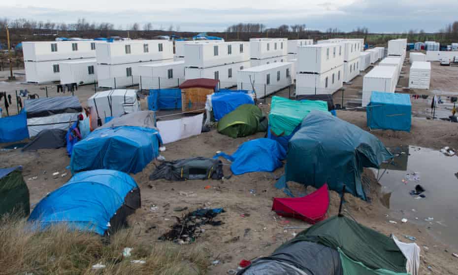 The new refugee camp close to the Jungle in Calais