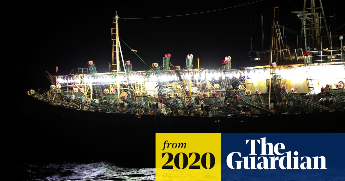Cat and mouse on the high seas: on the trail of China's vast squid fleet