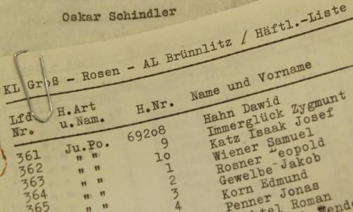Schindler's original list found in German attic | World news | The Guardian