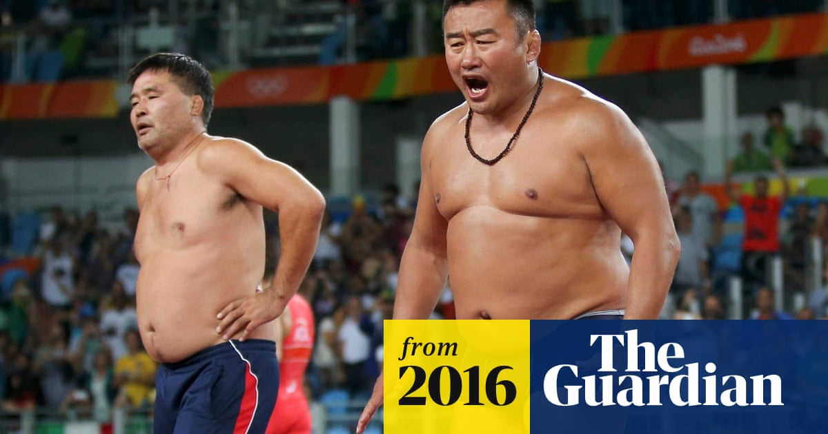 Mongolian wrestling coaches banned for stripping off in bizarre Olympics protest