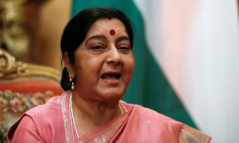 Sushma Swaraj, India’s external affairs minister