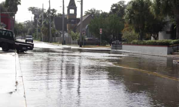 Flooding in St Augustine at the end of September.