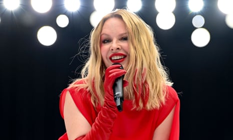 Kylie Minogue performing Padam Padam at Capital’s Summertime Ball, 11 June 2023.