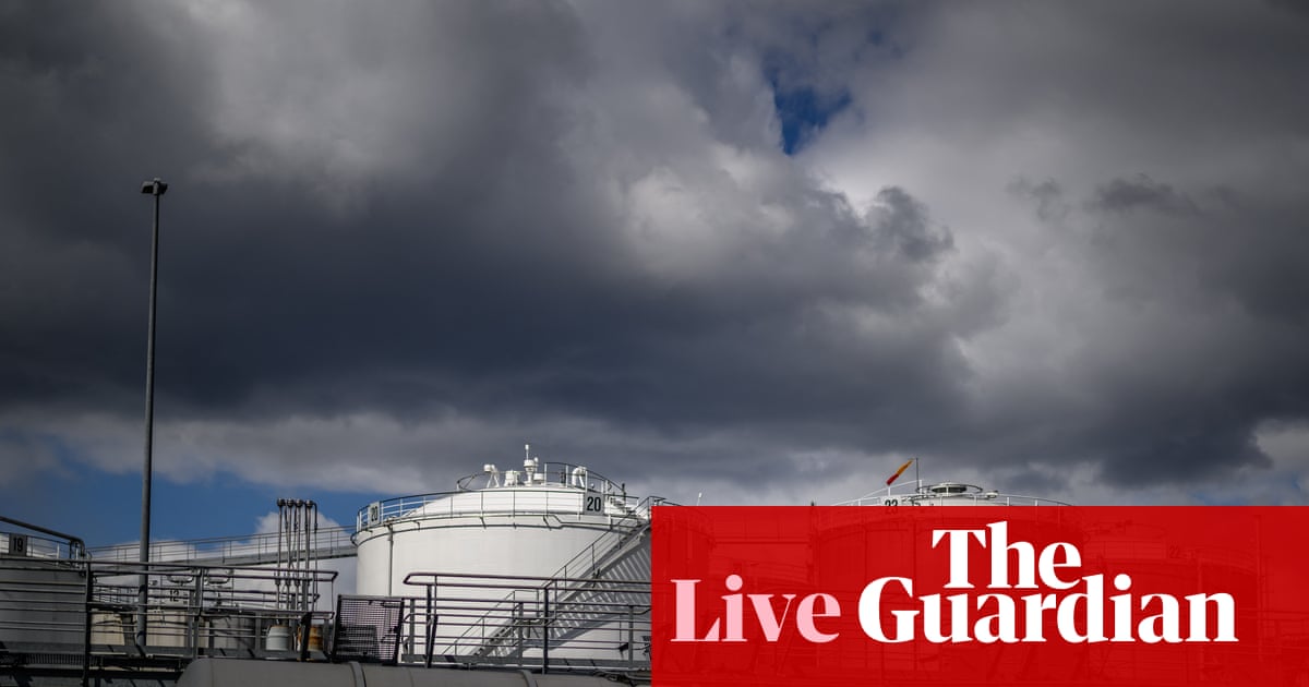 Oil tumbles below $100 a barrel and stock markets soar on hopes Middle East war will end soon – business live