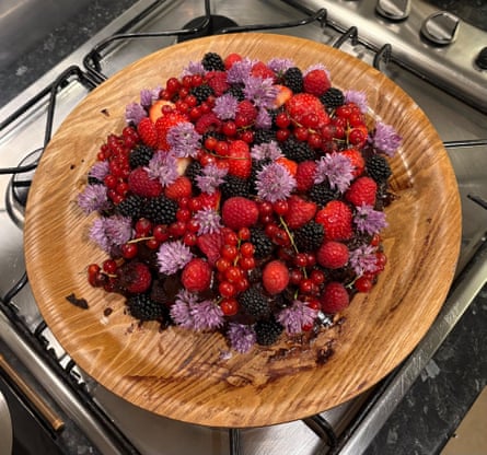 Ann Lee’s friend Anastasia’s vegan chocolate gateau cake handmade for her own birthday.