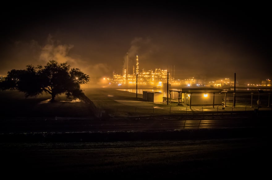 The Dupont/Denka plant. St John the Baptist parish has the highest risk of cancer from air pollution in the US because of chloroprene, which the plant has been emitting for 48 years.