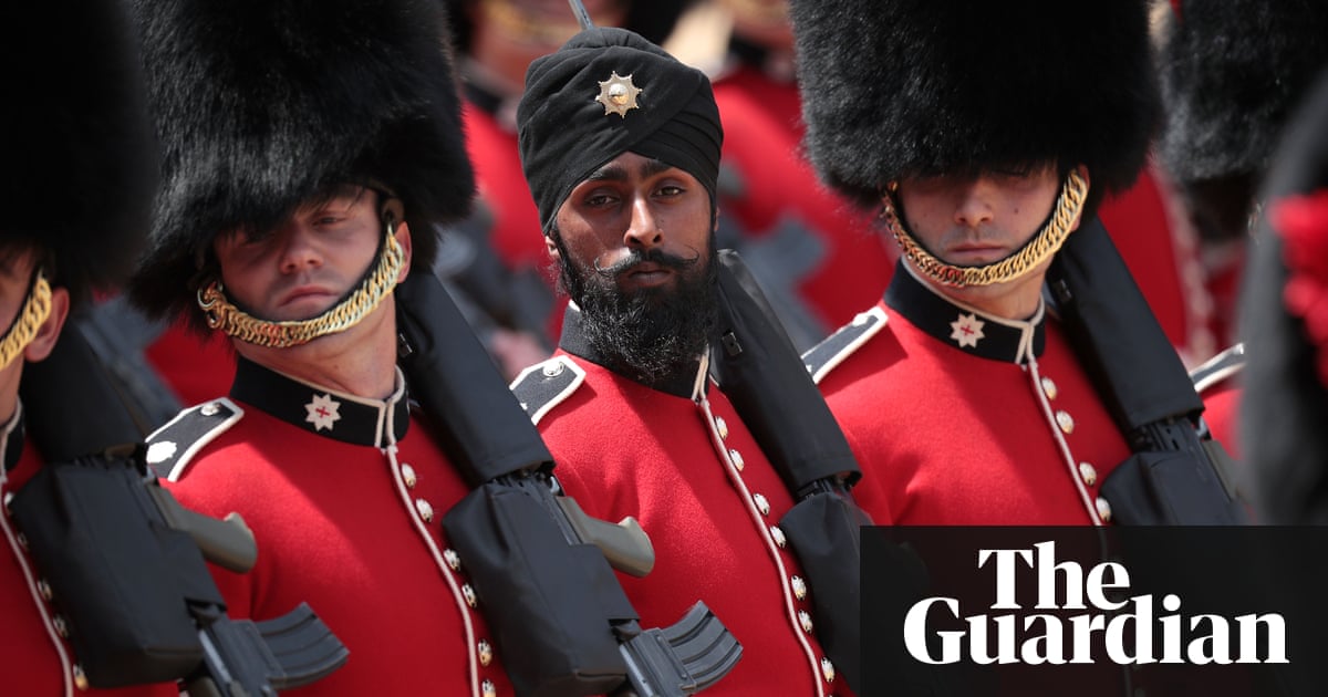 Sikh soldier becomes first to wear turban for Trooping the Colour