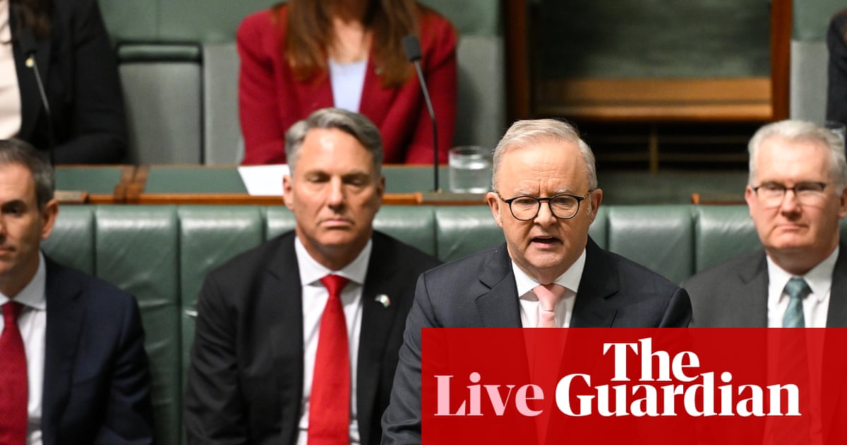 Australia politics live: Taylor targets Labor over ‘bungled budget’ in question time as Albanese calls out ‘struggling’ Coalition | Australia news Australia politics live: Taylor targets Labor over ‘bungled budget’ in question time as Albanese calls out ‘struggling’ Coalition | Australia news