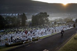 Aberfan cemetery marks 50 years since the mine tragedy