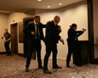 White House blames Democrats and journalists for attack at Correspondents’ Dinner as suspect to be charged – US politics live