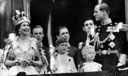 Prince Philip and the Queen at her coronation