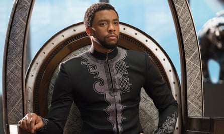 Chadwick Boseman as Black Panther.