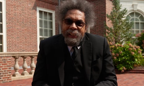 Cornel West photographed at Harvard University in 2020.