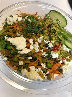 1 Pod’s ‘Slow Burner’ salad. They lied: I was still asleep at 3pm when my editor asked for copy.