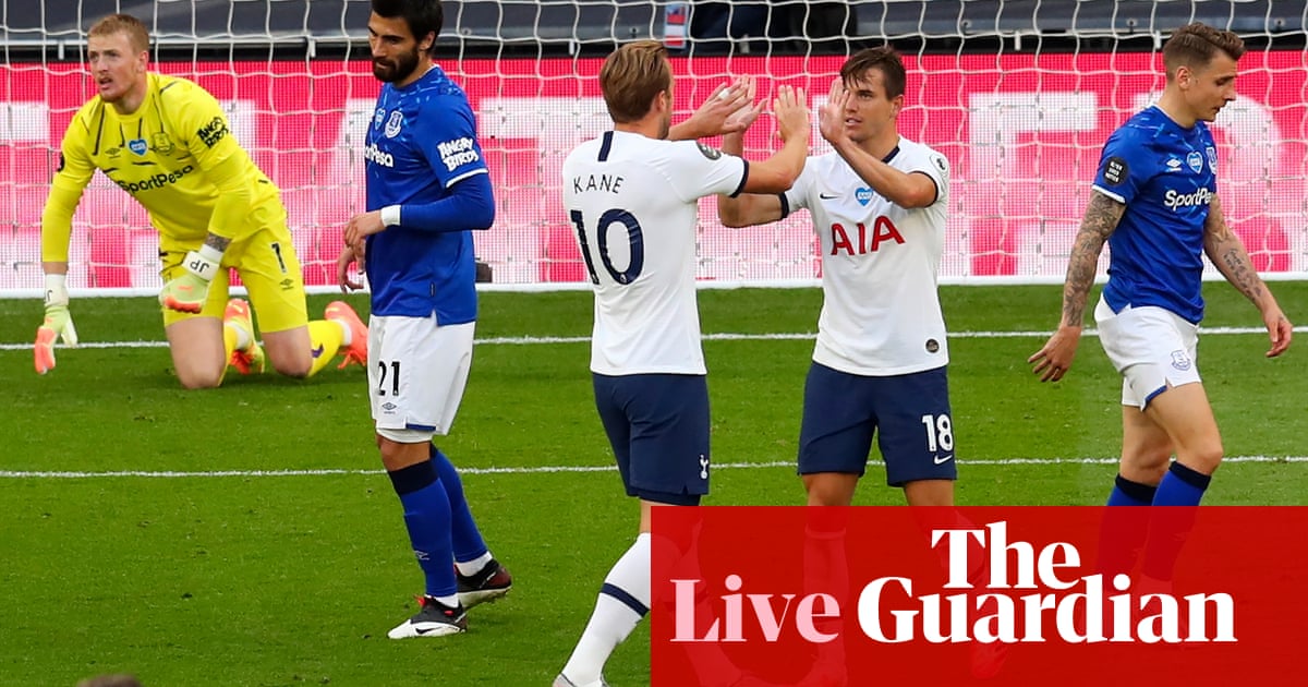 Tottenham 1 0 Everton Premier League As It Happened Football The Guardian