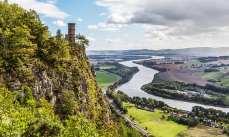 Some of the best views in town are to be had by the ruins of Kinnoull Hill Tower overlooking the River Tay.