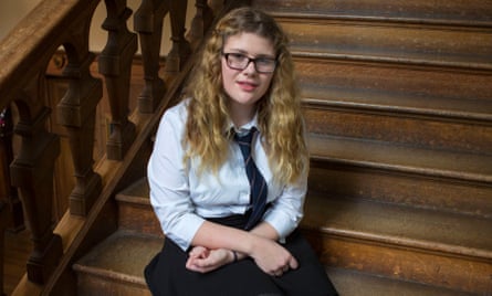 Madeleine Molloy, a year 11 pupil at Mary Hare school in Newbury, Berkshire