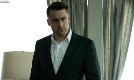 Deviantly charismatic … Kieran Culkin as Roman Roy in Succession series four.