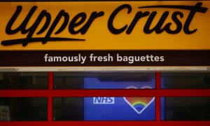 An Upper Crust at Victoria Station in London.