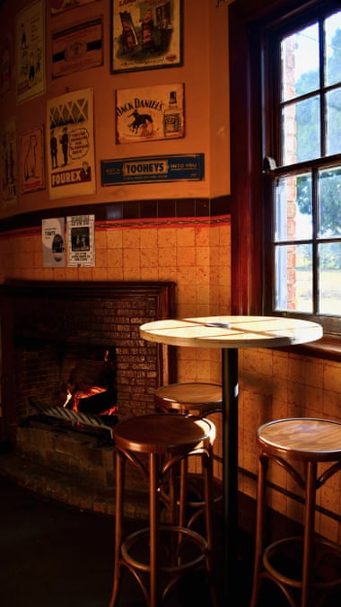 Interior of the Sutton Forrest Inn in the NSW southern highlands