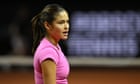 Emma Raducanu beaten in 59 minutes by Jelena Ostapenko in Stuttgart
