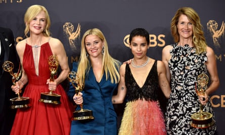 ‘My role was originally written for a white person’: the cast of Big Little Lies, with (from left) Nicole Kidman, Reese Witherspoon and Laura Dern.