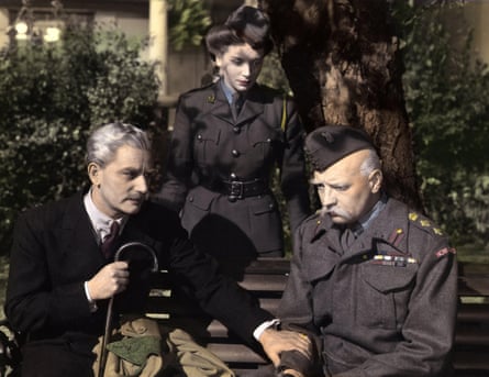 Conspicuously shaped by the demands of wartime propagandists … The Life and Death of Colonel Blimp.