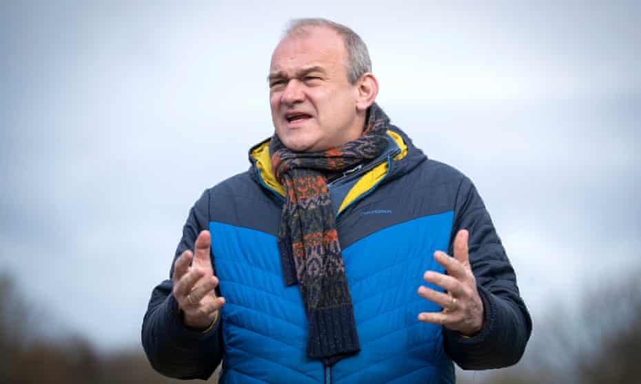 Ed Davey, the leader of the Liberal Democrats