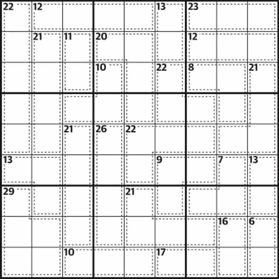 killer sudoku 796 life and style the guardian