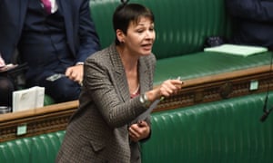 The Green MP, Caroline Lucas, said retaining investments in Shell and BP undermined MPs' credibility on the climate crisis.