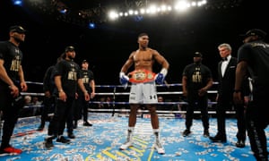 The new IBF heavyweight champion of the world, Anthony Joshua.