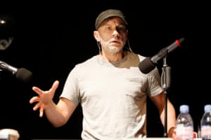 Simon McBurney in the Encounter at the Edinburgh festival in 2015.