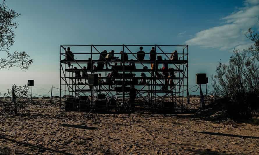 A previous staging of Witness Stand, which will be at the Chattri during Brighton festival, with sound installations from artists including James Wilkie.