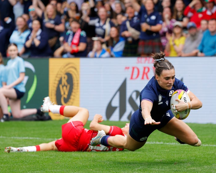 Francesca McGhie bags hat-trick as Scotland demolish Wales at Women’s Rugby World Cup