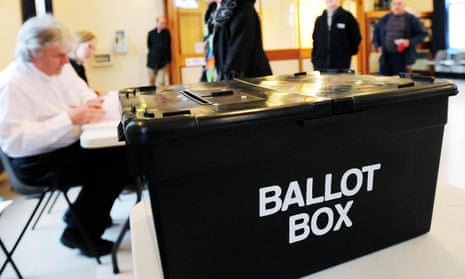A ballot box.