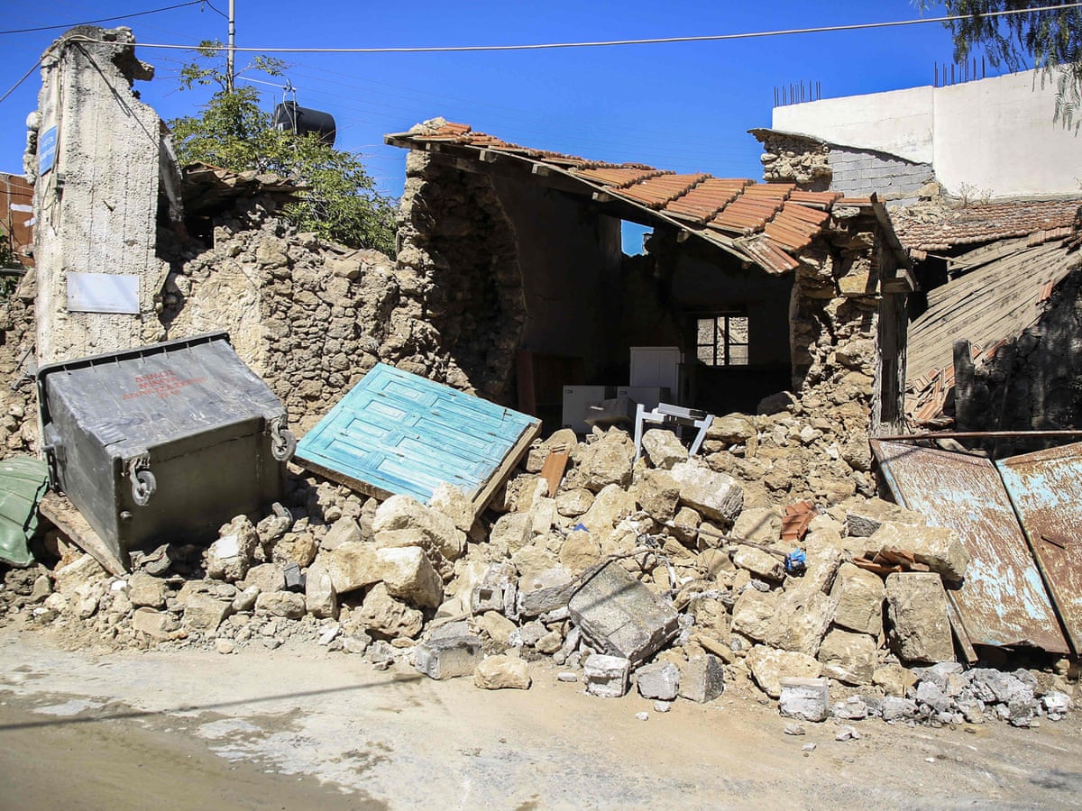 Earthquake strikes Crete, killing man and damaging buildings | Greece | The Guardian