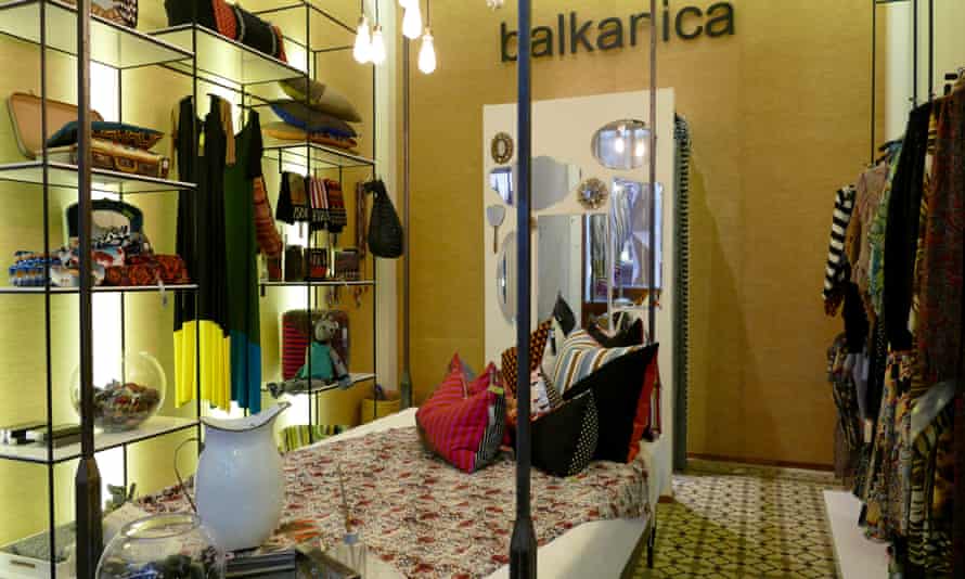 Interior of design store Balkanica, Callao.