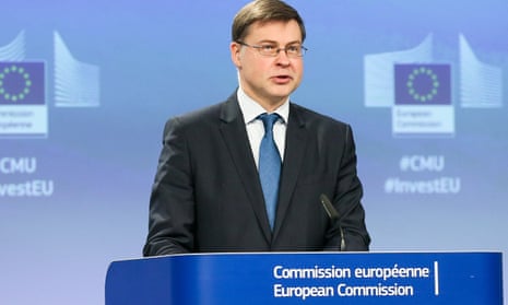 Valdis Dombrovskis, a European commission vice-president