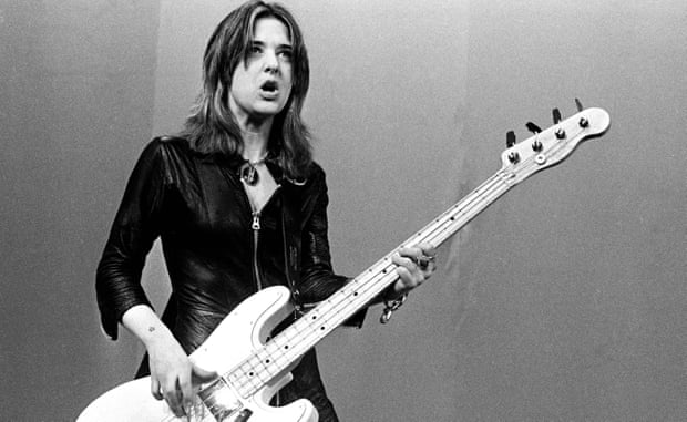 Glam-pop perfection … Suzi Quatro.