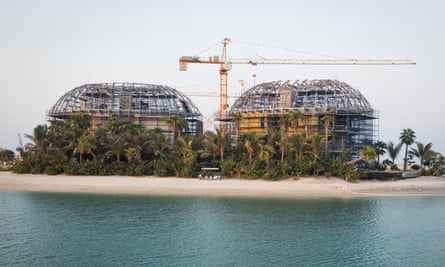 Construction continues at Sweden Island, part of the Heart of Europe, a cluster of six islands on The World in Dubai.