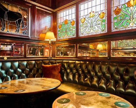 Interior of the Black Horse pub in Preston